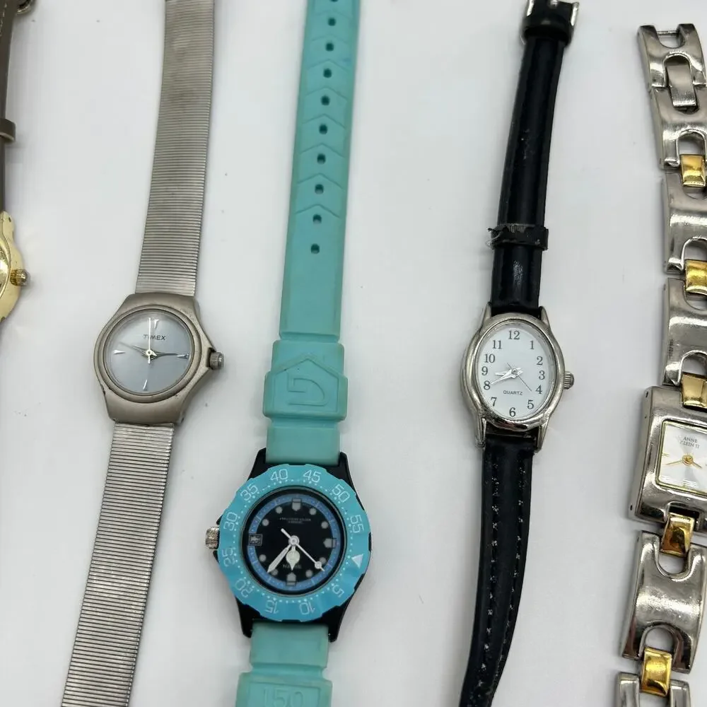 Vintage Fashion Watch Lot Broken/Untested For Parts Only